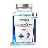 Magnésium + Vitamine B6 | Malate & Liposome de Magnesium | Absorption Supérieure au Magnesium Marin et Bisglycinate | Haute Teneur 300mg /j | Fatigue et Stress | 120 gélules Made in France | Nutri&Co