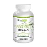 Plusvive - 365 gélules d'oméga-3 avec enveloppe en gélatine de poisson, (1 000 mg)