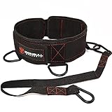 Ceinture Lestée Avancée - Ceinture de Levage Multi-usage pour Squats, Dips, Pull Ups - Ceinture Lest pour Musculation, Fitness, Crossfit, Haltérophilie (Grand)