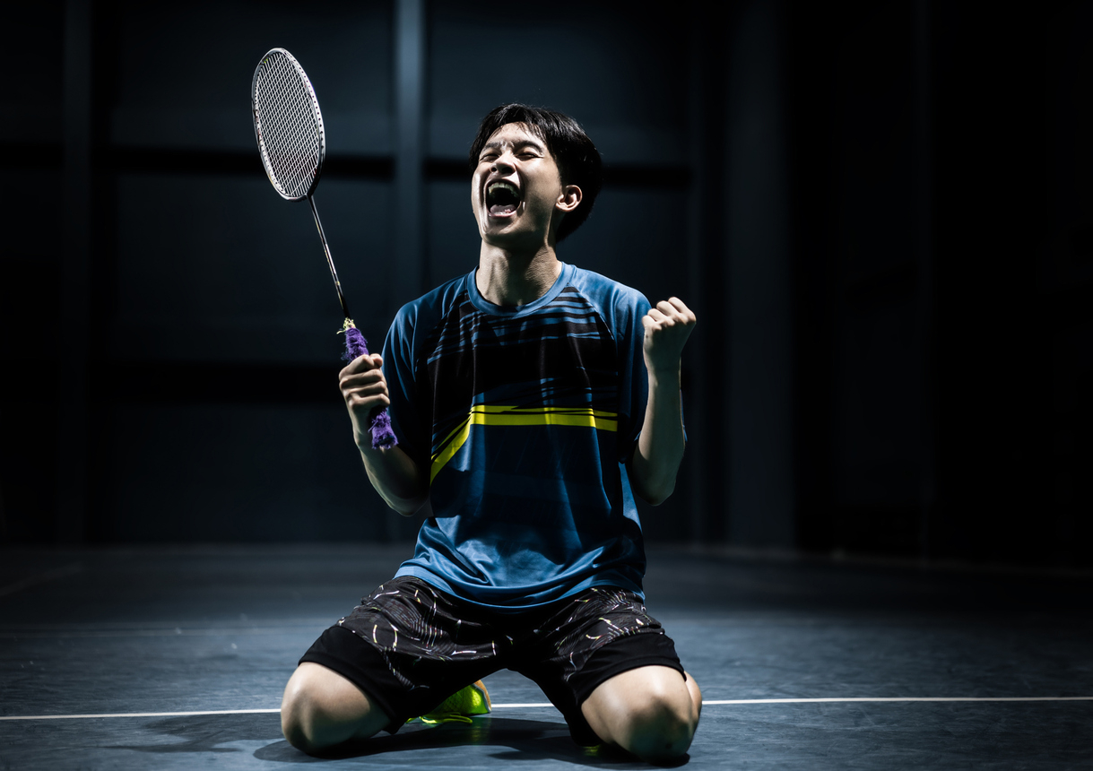 raquette matériel joueur badminton